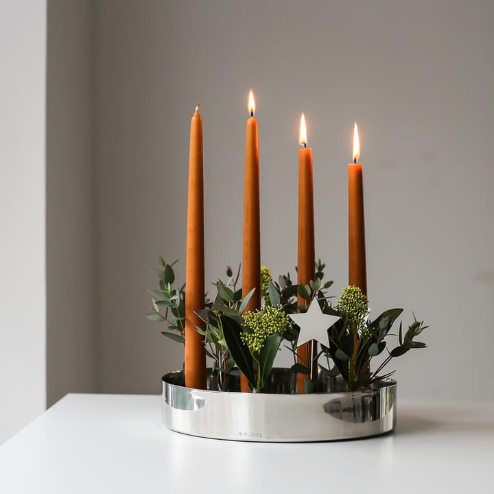 Jubel adventslysestage, Silver KLONG