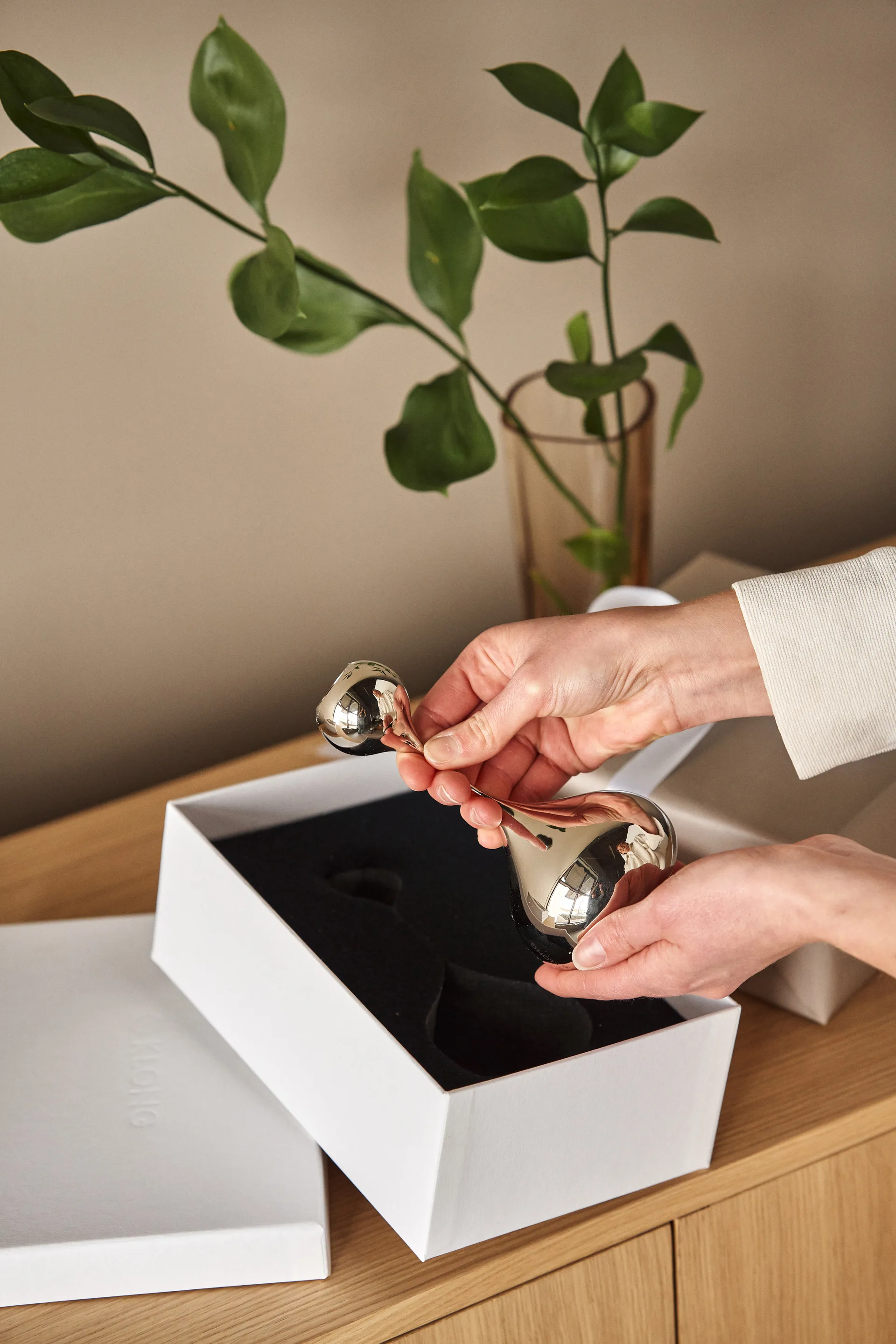 Tender lysestage lille, Nikkel KLONG