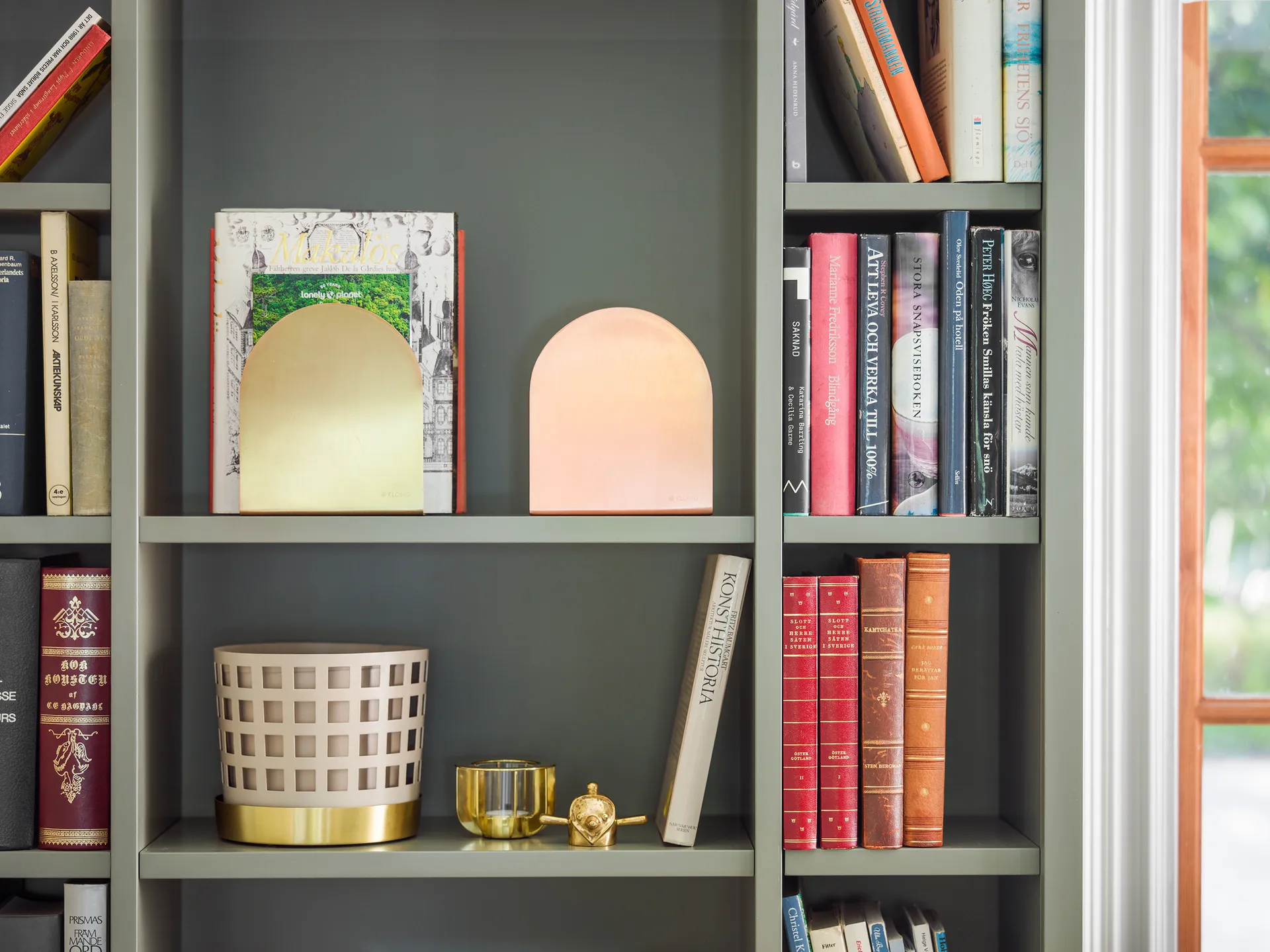 Totem bogstøtte 17 cm, Messing KLONG