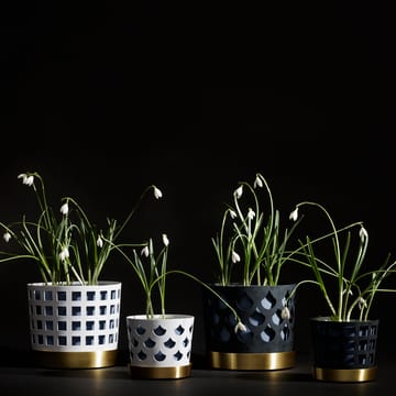 Trio krukke dråbe mellem Ø18 cm - Blå - KLONG