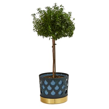 Trio krukke drop, stor Ø28 cm - Blå - KLONG