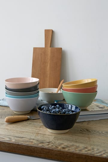 Colorit skål Ø14 cm - Lyserød - Knabstrup Keramik