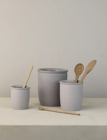 Knabstrup syltekrukke - Grey, 0,5 L - Knabstrup Keramik