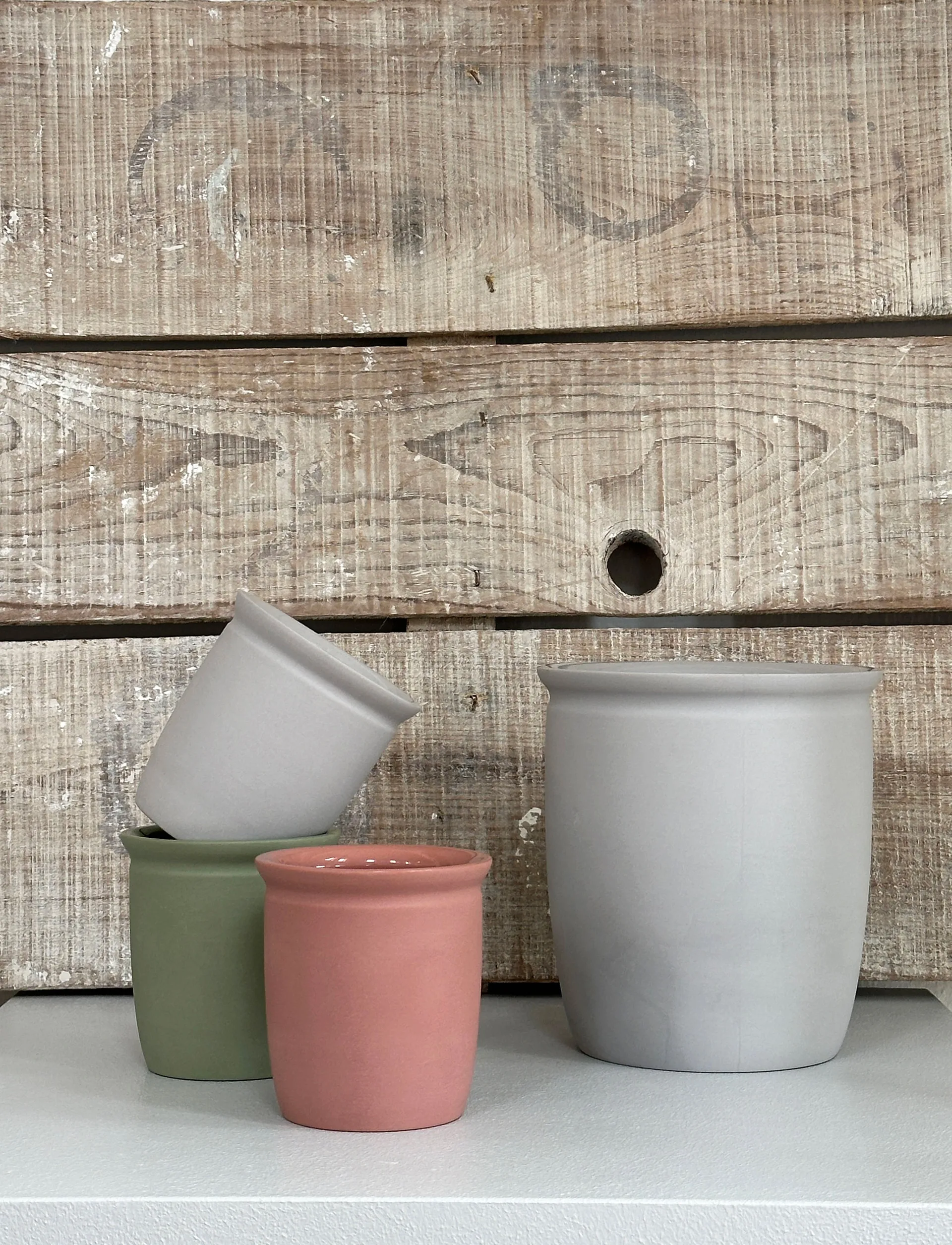 Knabstrup syltekrukke, Grey, 0,5 L Knabstrup Keramik