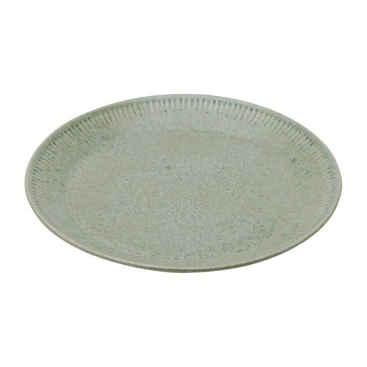 Knabstrup tallerken olivengrøn - 22 cm - Knabstrup Keramik