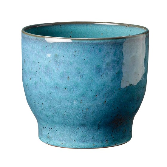 Knabstrup Keramik Knabstrup urtepotteskjuler Ø16,5 cm Dusty blue