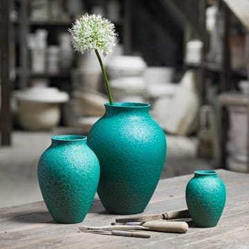 Knabstrup vase 20 cm - grøn - Knabstrup Keramik
