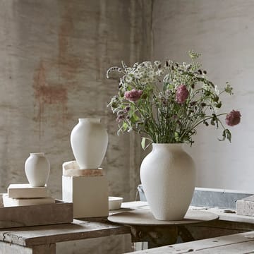 Knabstrup vase 27 cm - hvid - Knabstrup Keramik