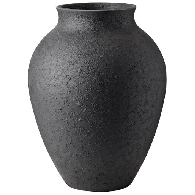 Knabstrup Keramik Knabstrup vase 35 cm Sort