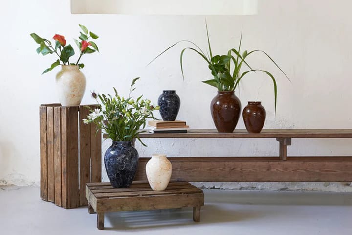 Knabstrup vase Natura 20 cm, Grafit Knabstrup Keramik