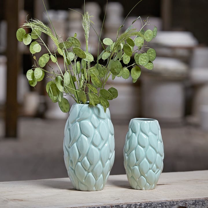 Leaf vase 26 cm - Celadon - Knabstrup Keramik