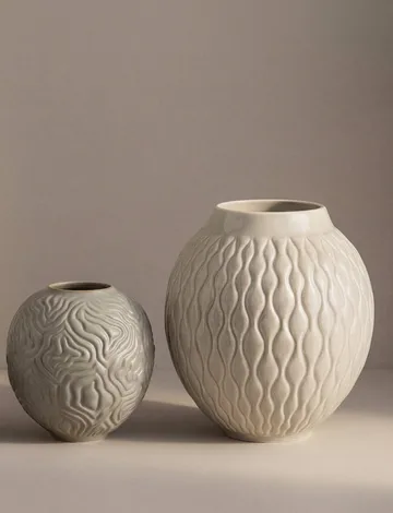 Solum vase - Ask, 24 cm - Knabstrup Keramik