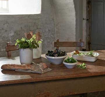 Tavola bradepande 2 dele - Hvid - Knabstrup Keramik