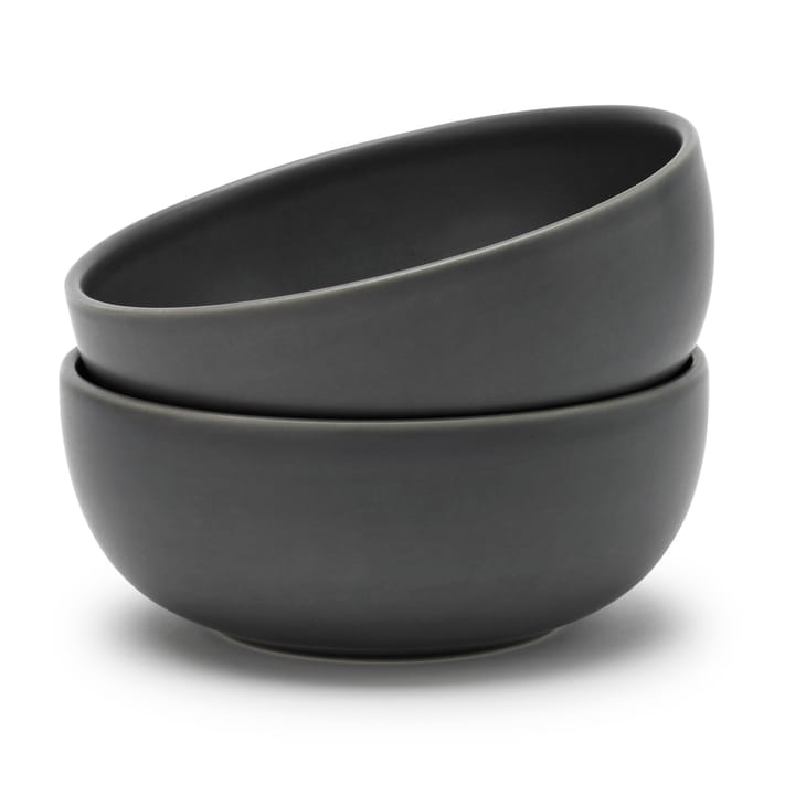 Tavola dyb tallerken Ø15 cm 2-pak - Grå - Knabstrup Keramik
