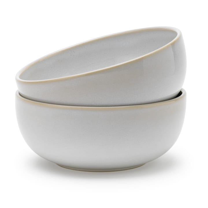Tavola dyb tallerken Ø15 cm 2-pak - Hvid - Knabstrup Keramik