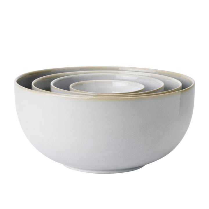 Tavola skålesæt 4 dele - Hvid - Knabstrup Keramik