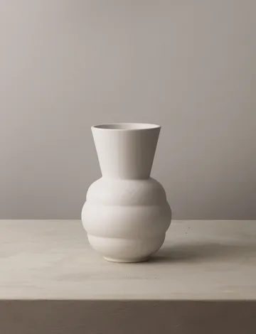 Tortus Archie vase No1 21 cm - White - Knabstrup Keramik