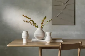 Tortus Archie vase No1 21 cm - White - Knabstrup Keramik