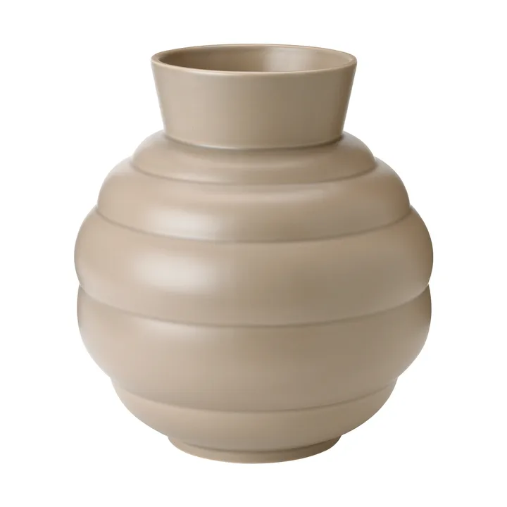 Tortus Archie vase No3 26,5 cm - Dark sand - Knabstrup Keramik