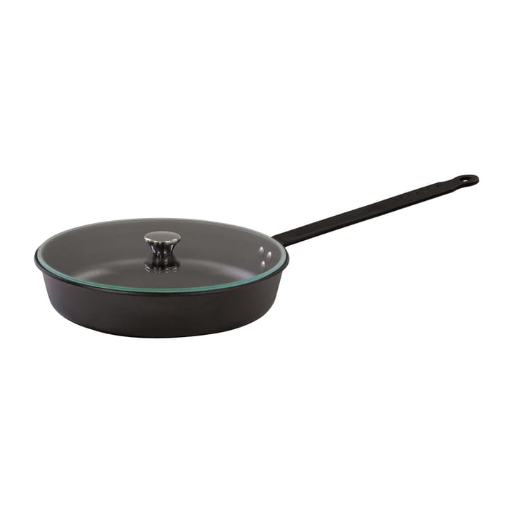 Kockums glaslåg til stegespade, Ø24 cm Kockums Jernverk