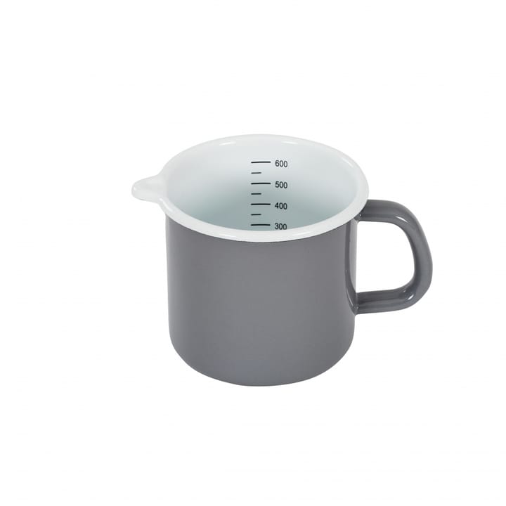 Kockums saucekande / målebæger, Kockums Grey (grå) Kockums Jernverk