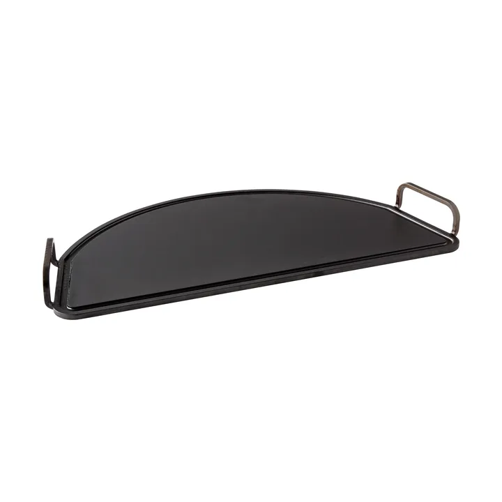 Kockums stegebord - Sort, halvrund, 47 cm - Kockums Jernverk