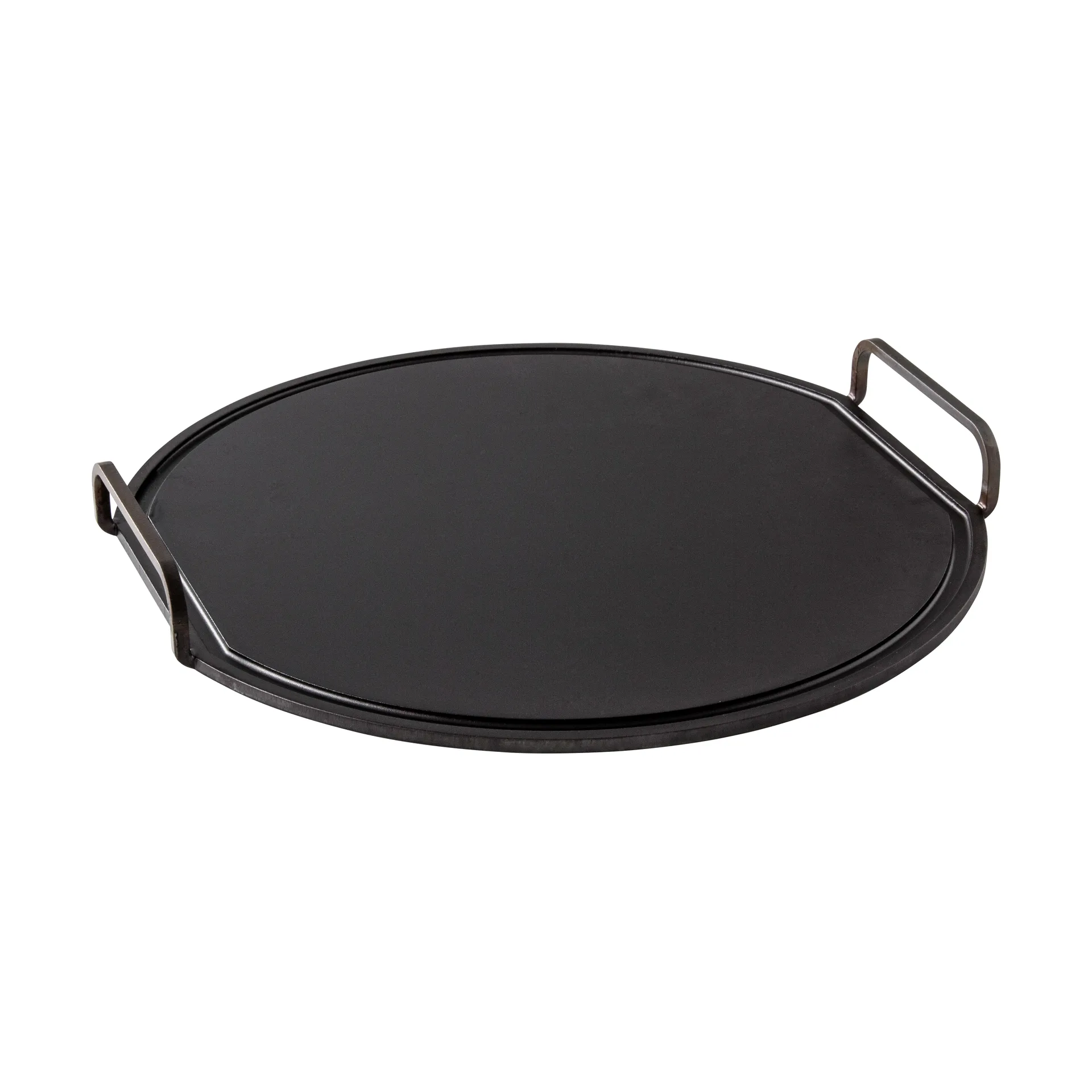 Kockums stegebord, Sort, rund, Ø35 cm Kockums Jernverk