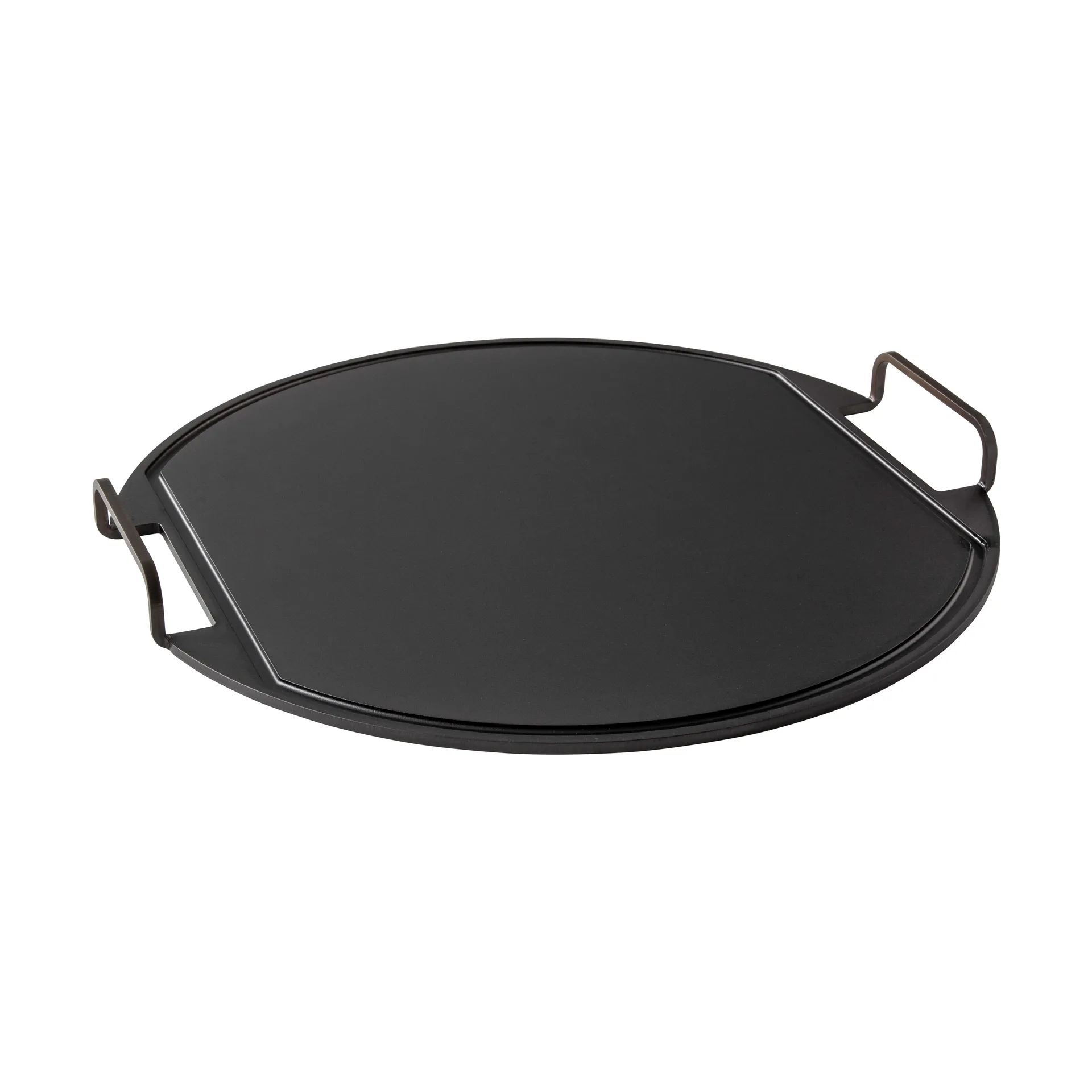 Kockums stegebord, Sort, rund, Ø57 cm Kockums Jernverk
