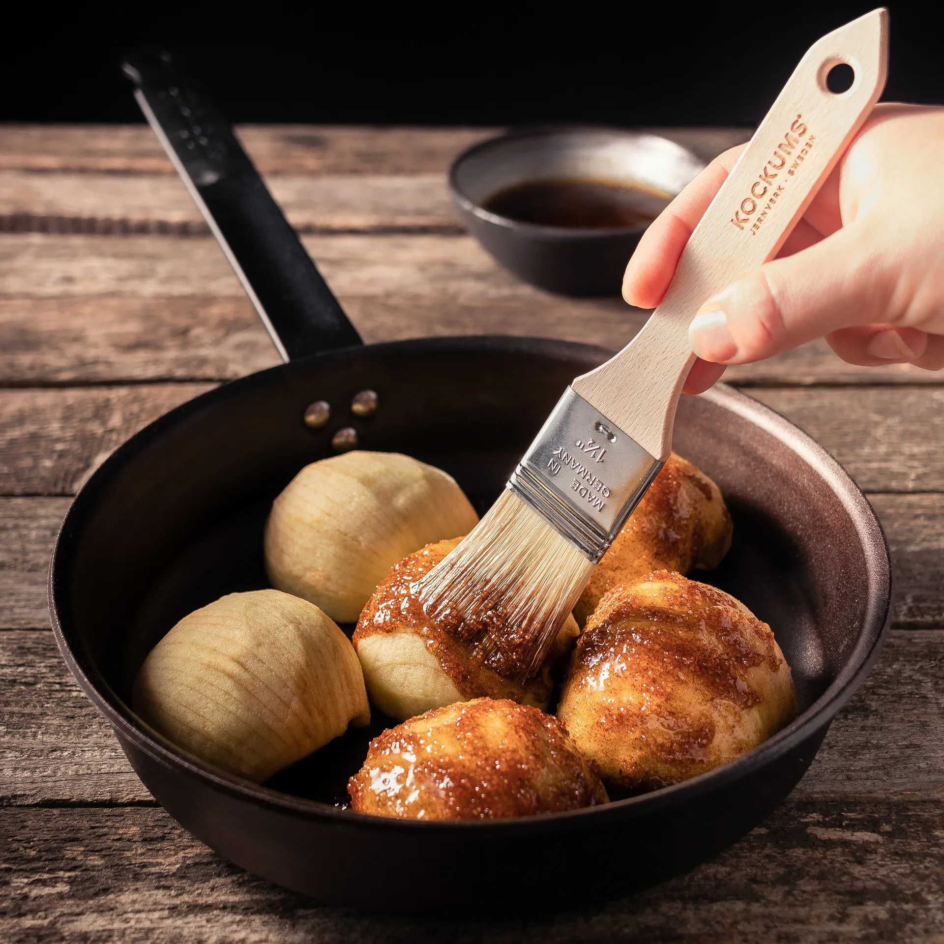 Kockums stegepande kulstofstål, 24 cm Kockums Jernverk