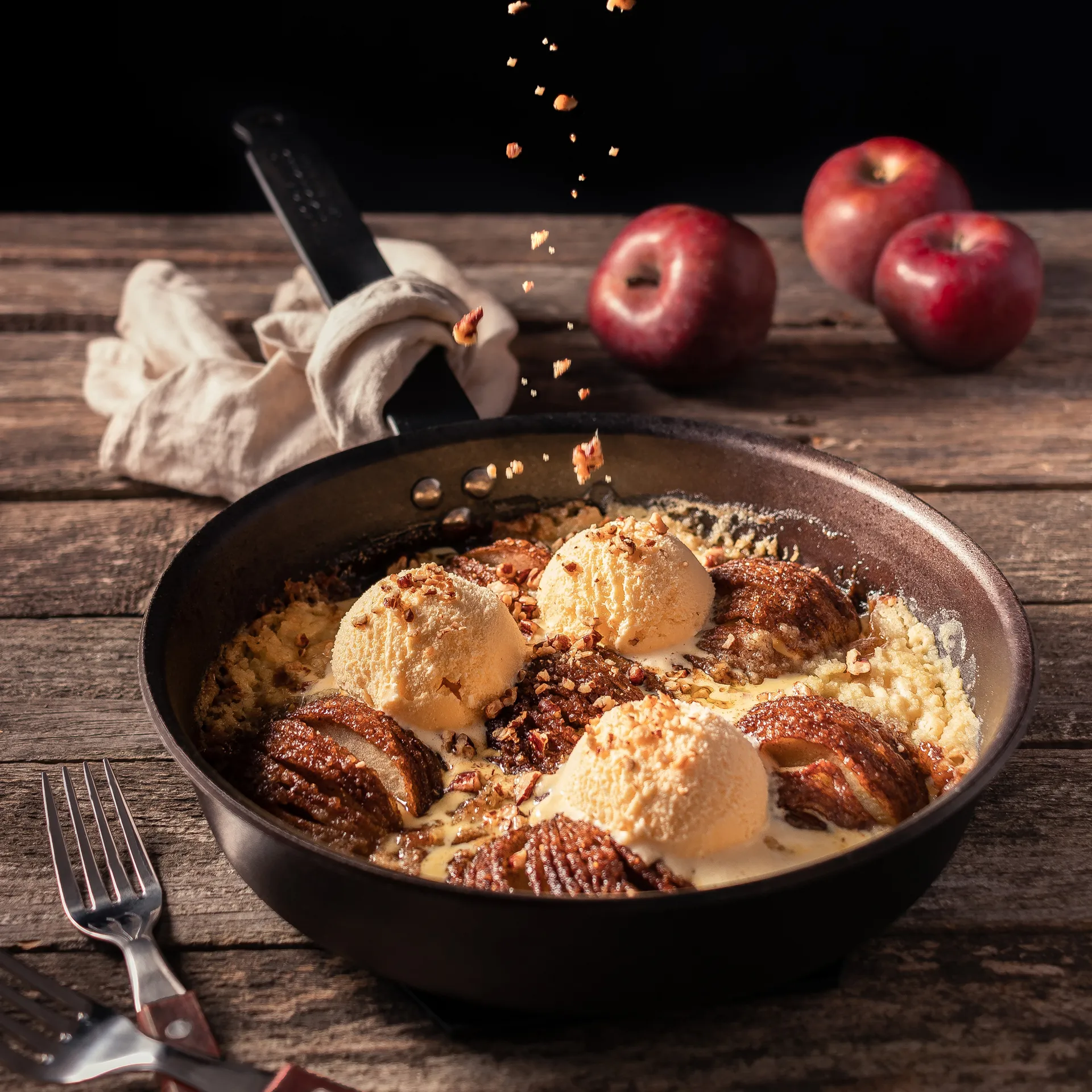 Kockums stegepande kulstofstål, 28 cm Kockums Jernverk