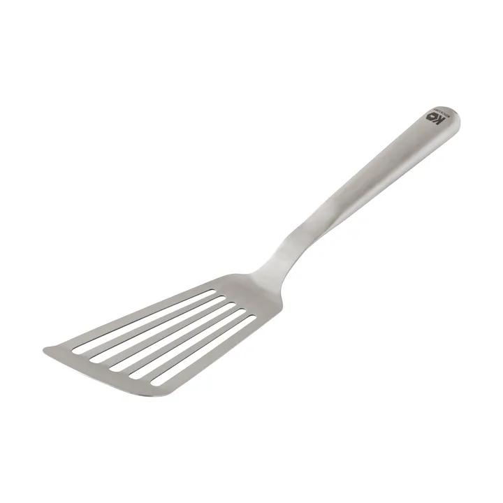 Kockums stegespatel - Rustfrit stål, perforeret, 31 cm - Kockums Jernverk