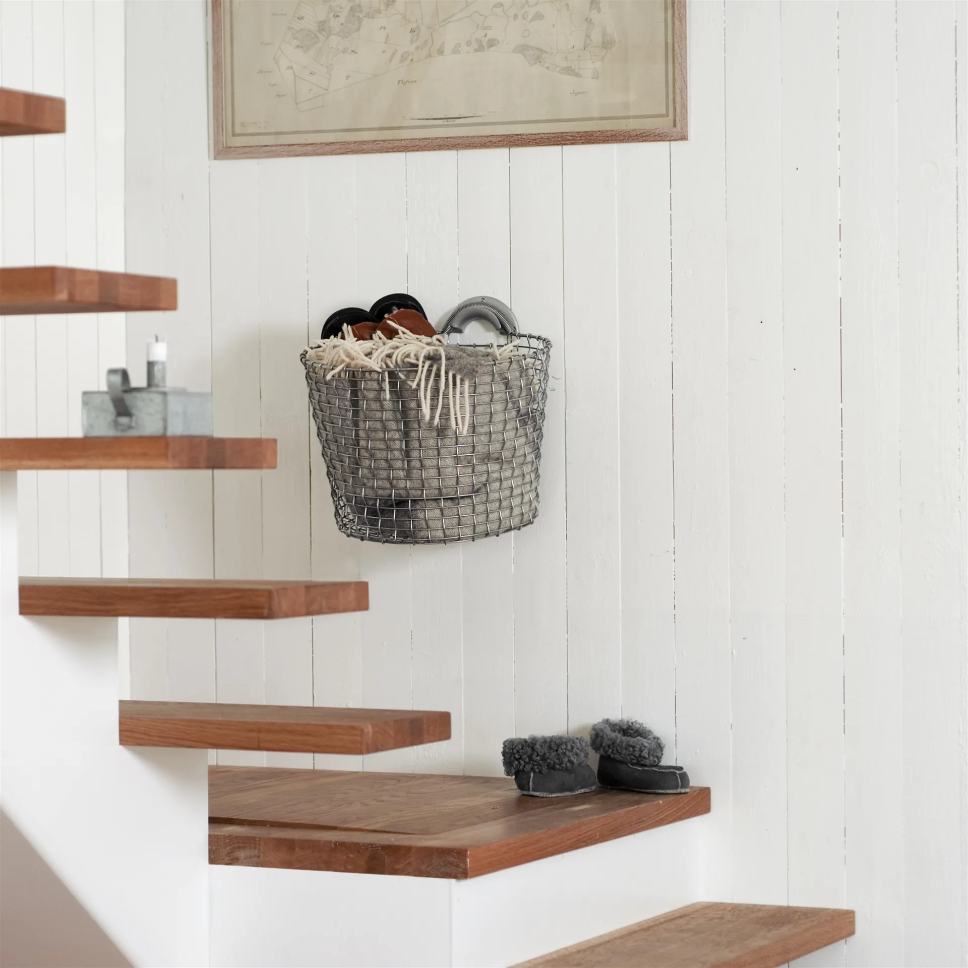 Korbo bin 24 opbevaringskurv, galvaniseret stål KORBO