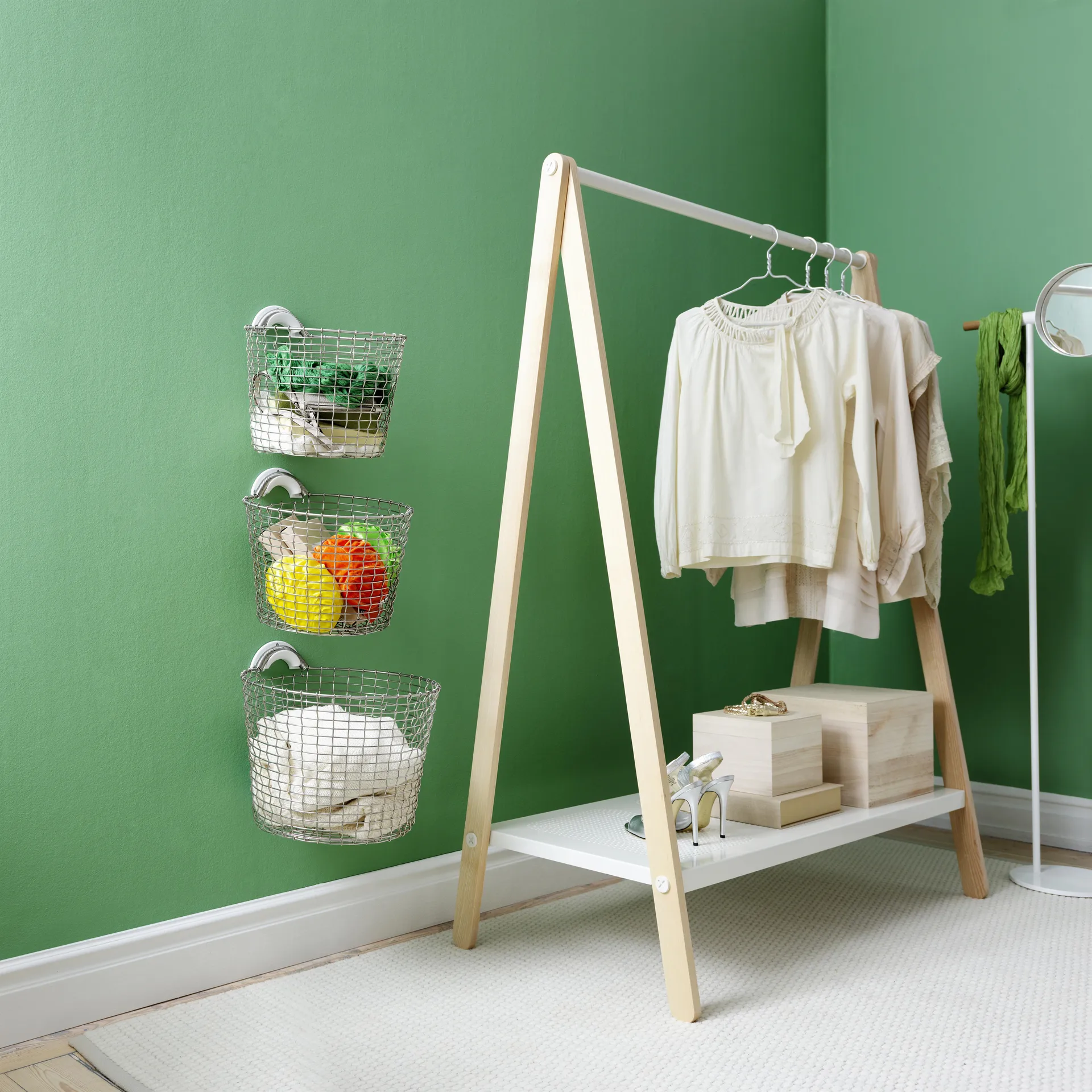 Korbo bin 24 opbevaringskurv, syrefast stål KORBO