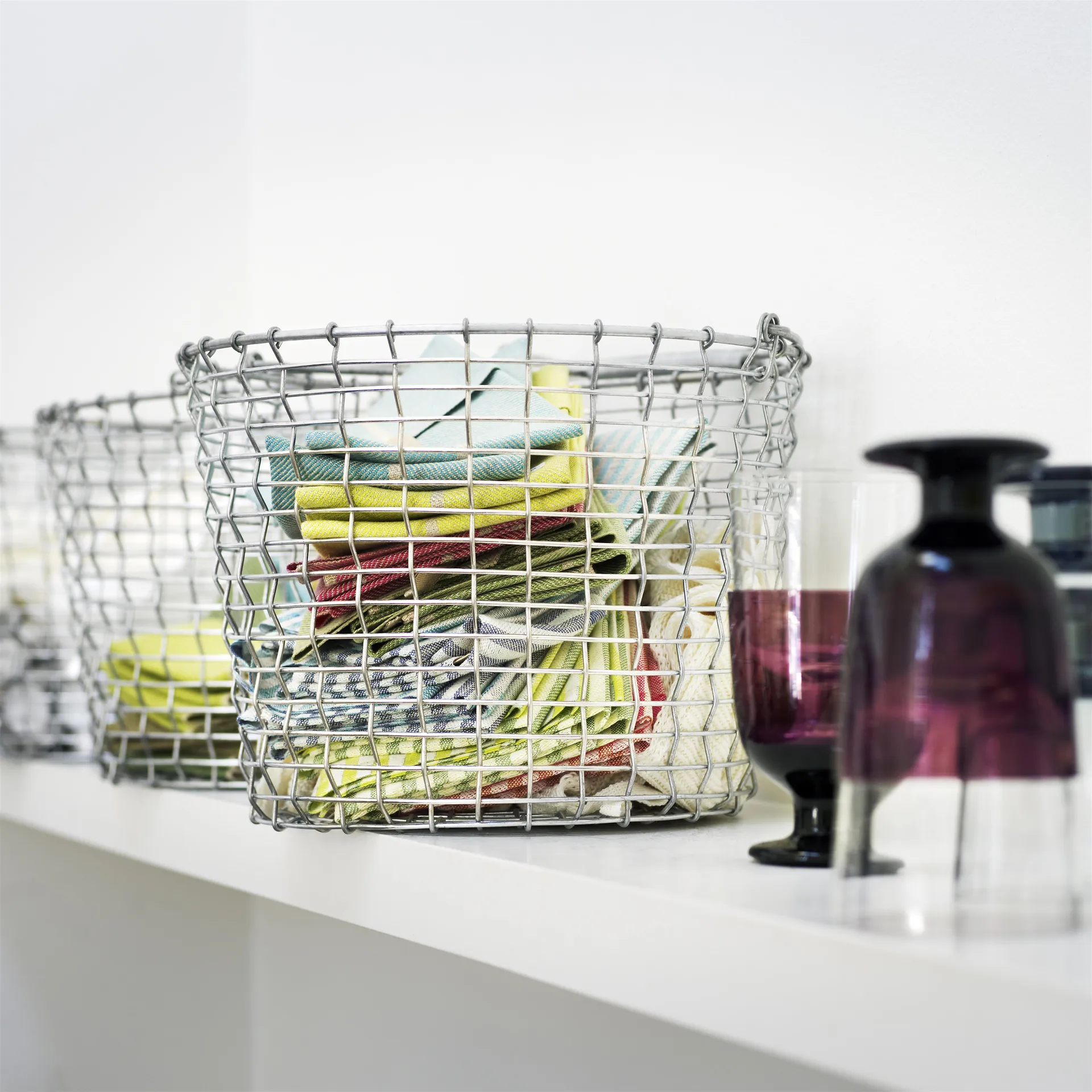 Korbo bucket 16 opbevaringskurv, galvaniseret stål KORBO