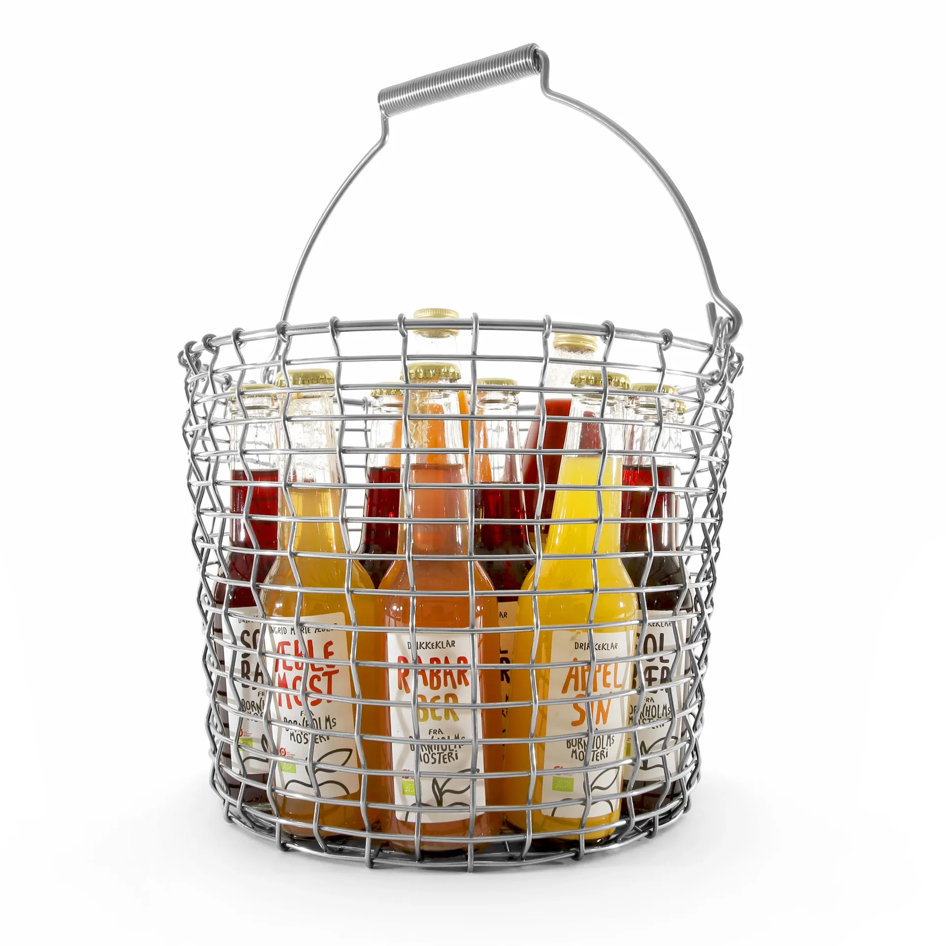 Korbo bucket 16 opbevaringskurv, syrefast stål KORBO