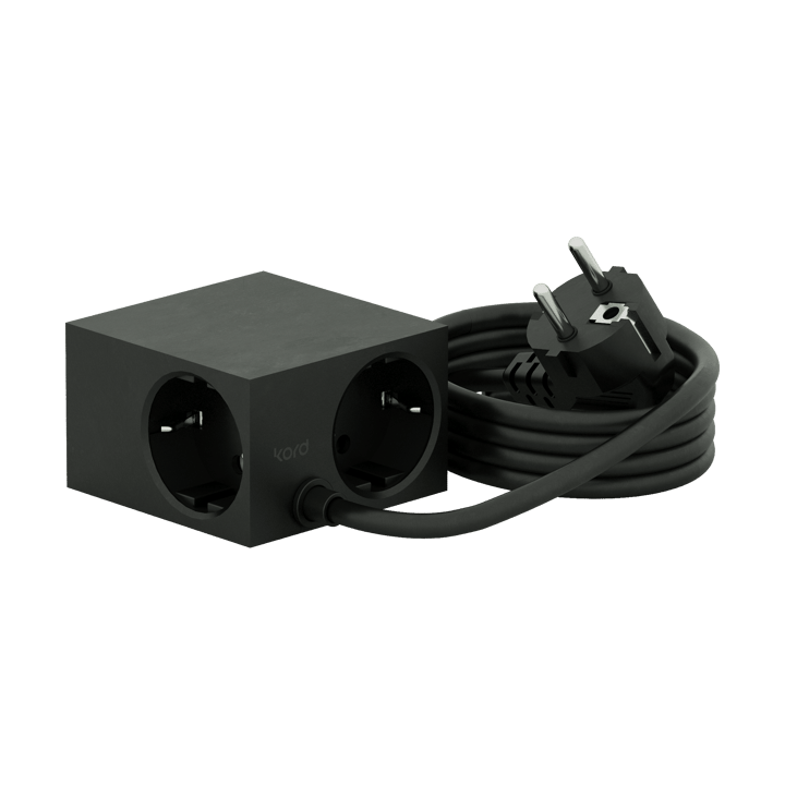Cuboid stikdåse 2 m, Black Kord
