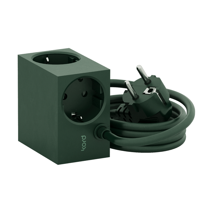 Cuboid stikdåse 2 m - Dark Green - Kord