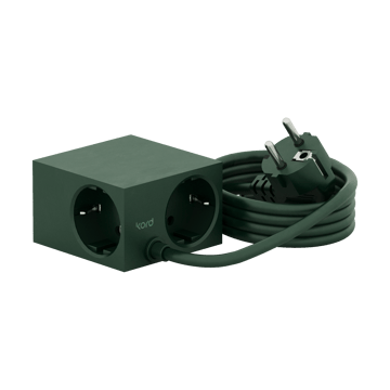 Cuboid stikdåse 2 m - Dark Green - Kord