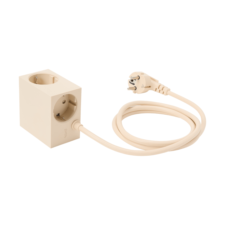 Cuboid stikdåse 2 m, Pearled Ivory Kord