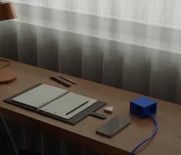 Cuboid+ stikdåse USB-C 30W 2 m - Catalina Blue - Kord