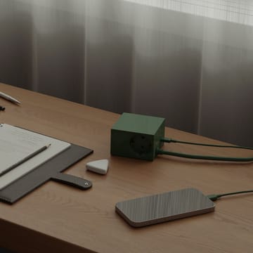 Cuboid+ stikdåse USB-C 30W 2 m - Dark Green - Kord