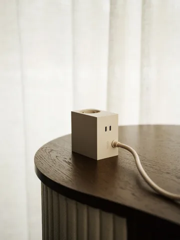 Cuboid+ stikdåse USB-C 30W 2 m - Pearled Ivory (hvid) - Kord