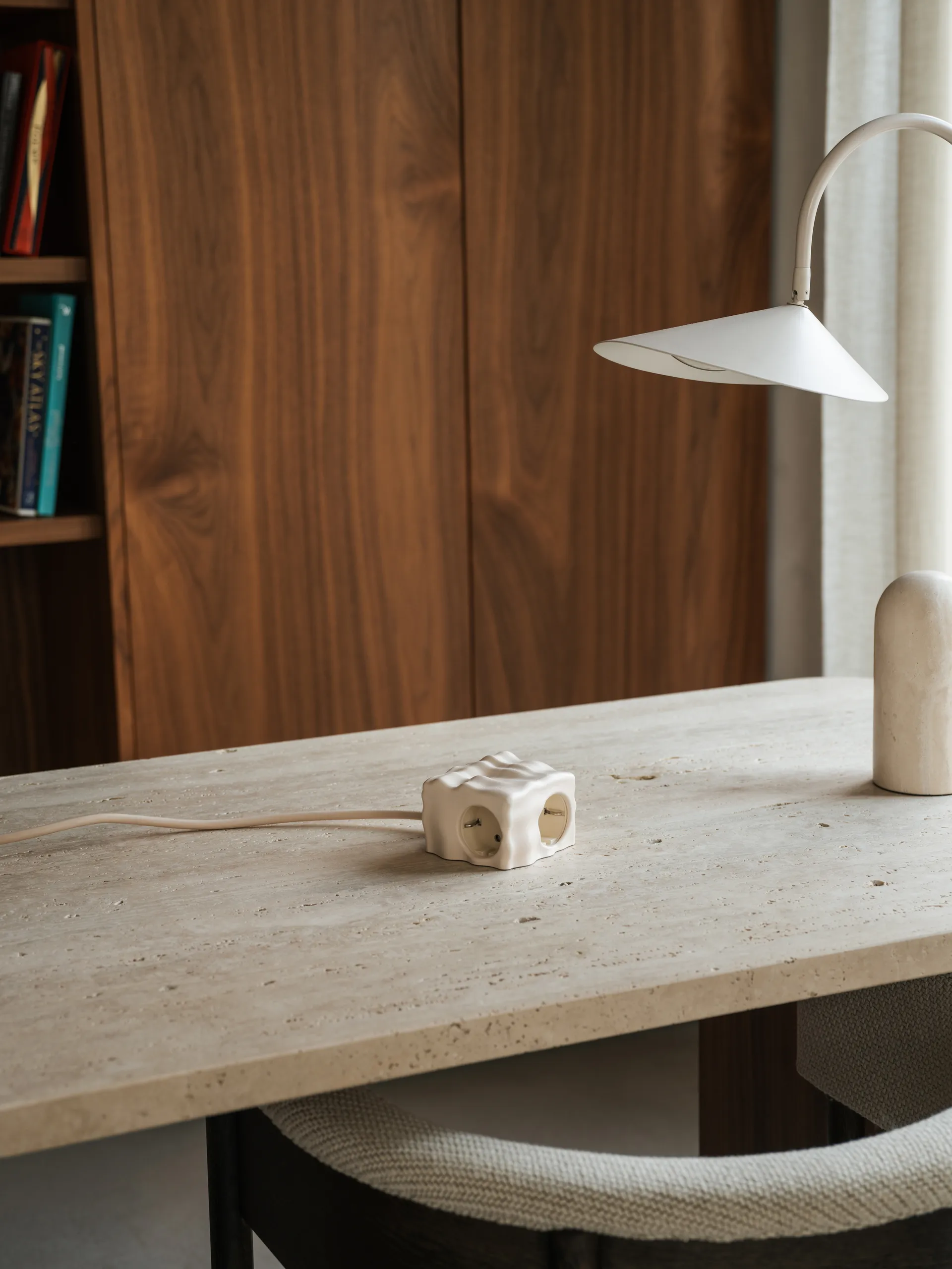 Cumulus+ case-cover til Cuboid+ stikdåse, Beige Kord