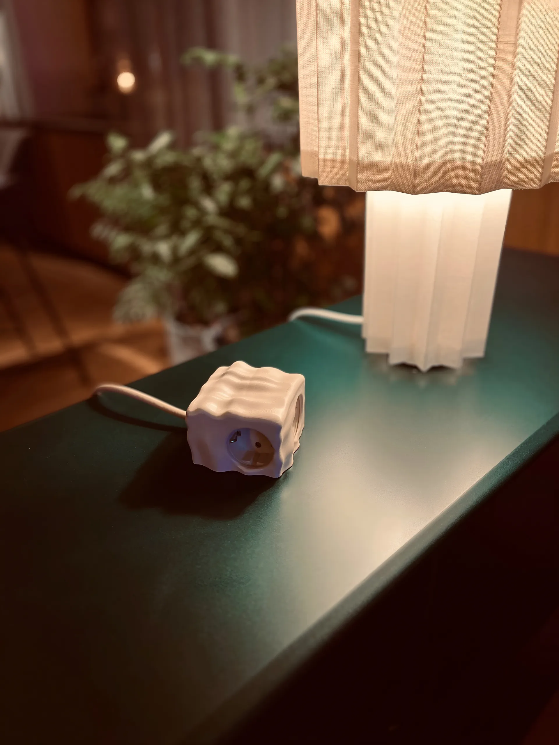 Cumulus+ case-cover til Cuboid+ stikdåse, Beige Kord