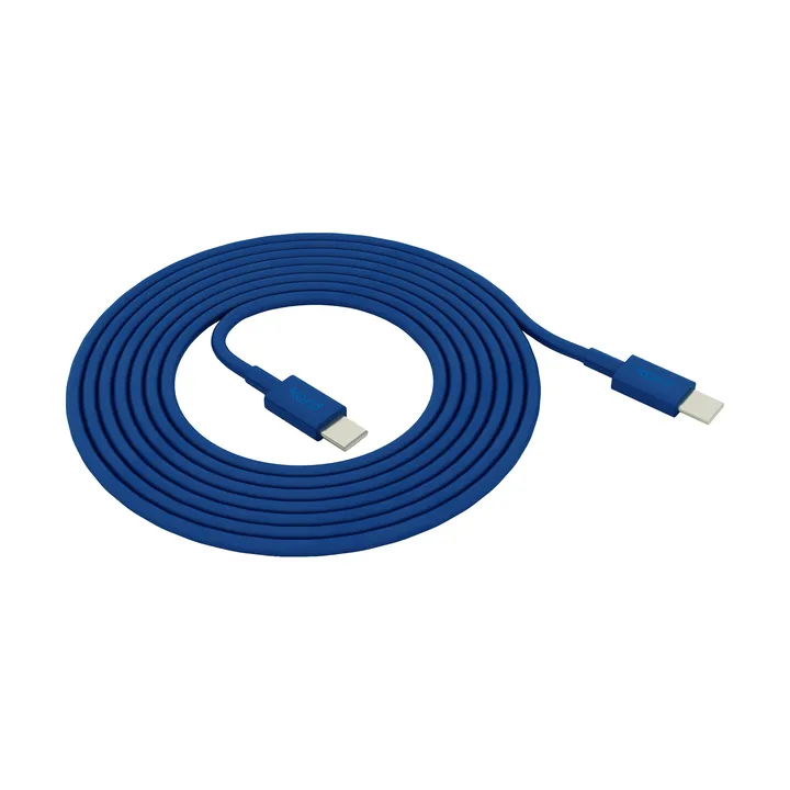 Kord USB-C til USB-C opladningskabel 1,8 m - Catalina Blue - Kord