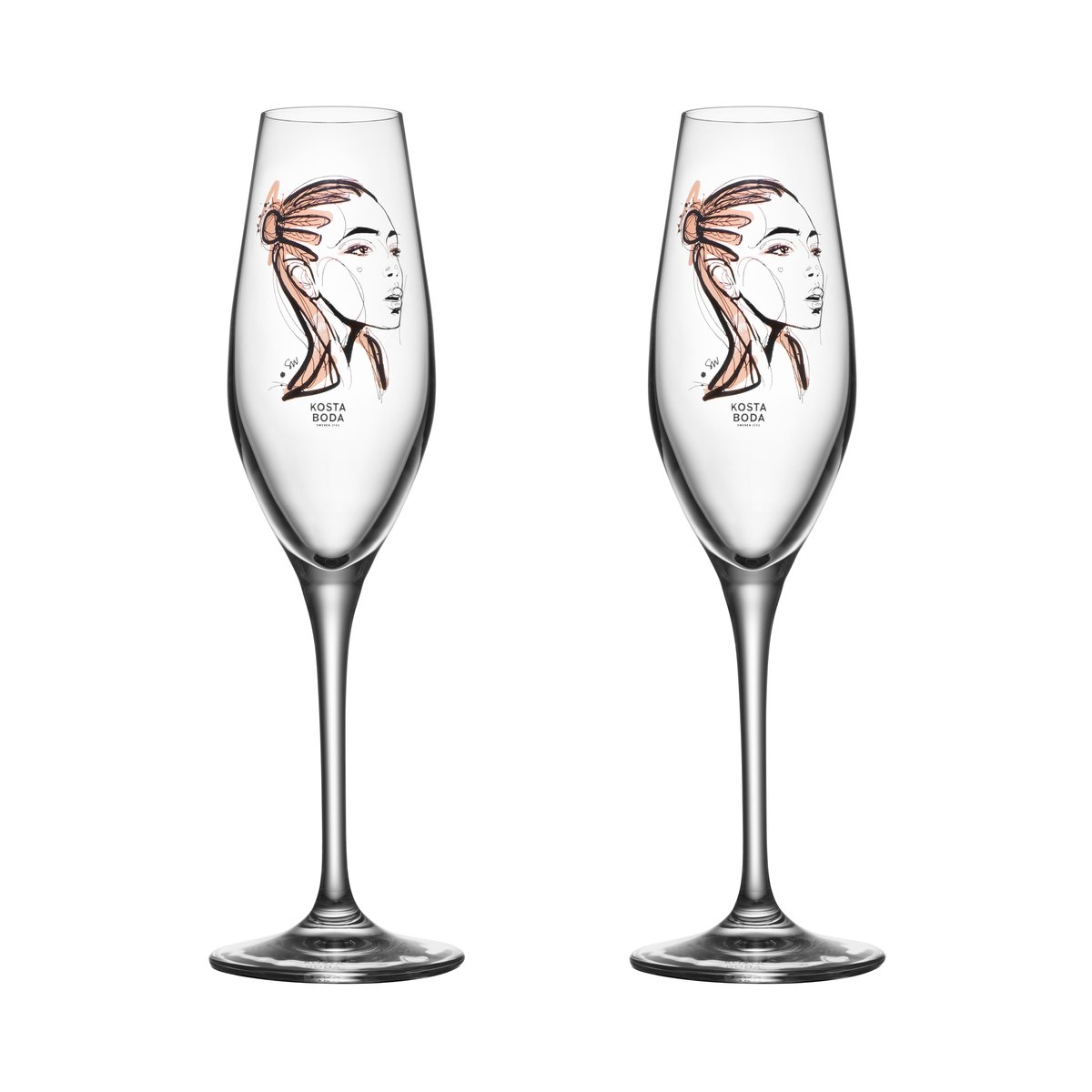 Kosta Boda All about you champagneglas 2-pak Forever Yours