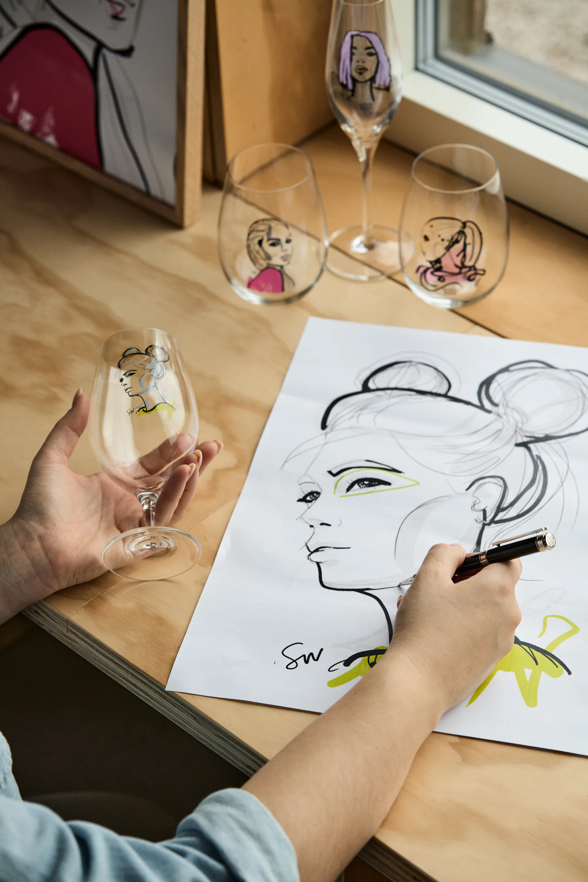 All about you ølglas 40 cl 2-pak, Cheers to you Kosta Boda