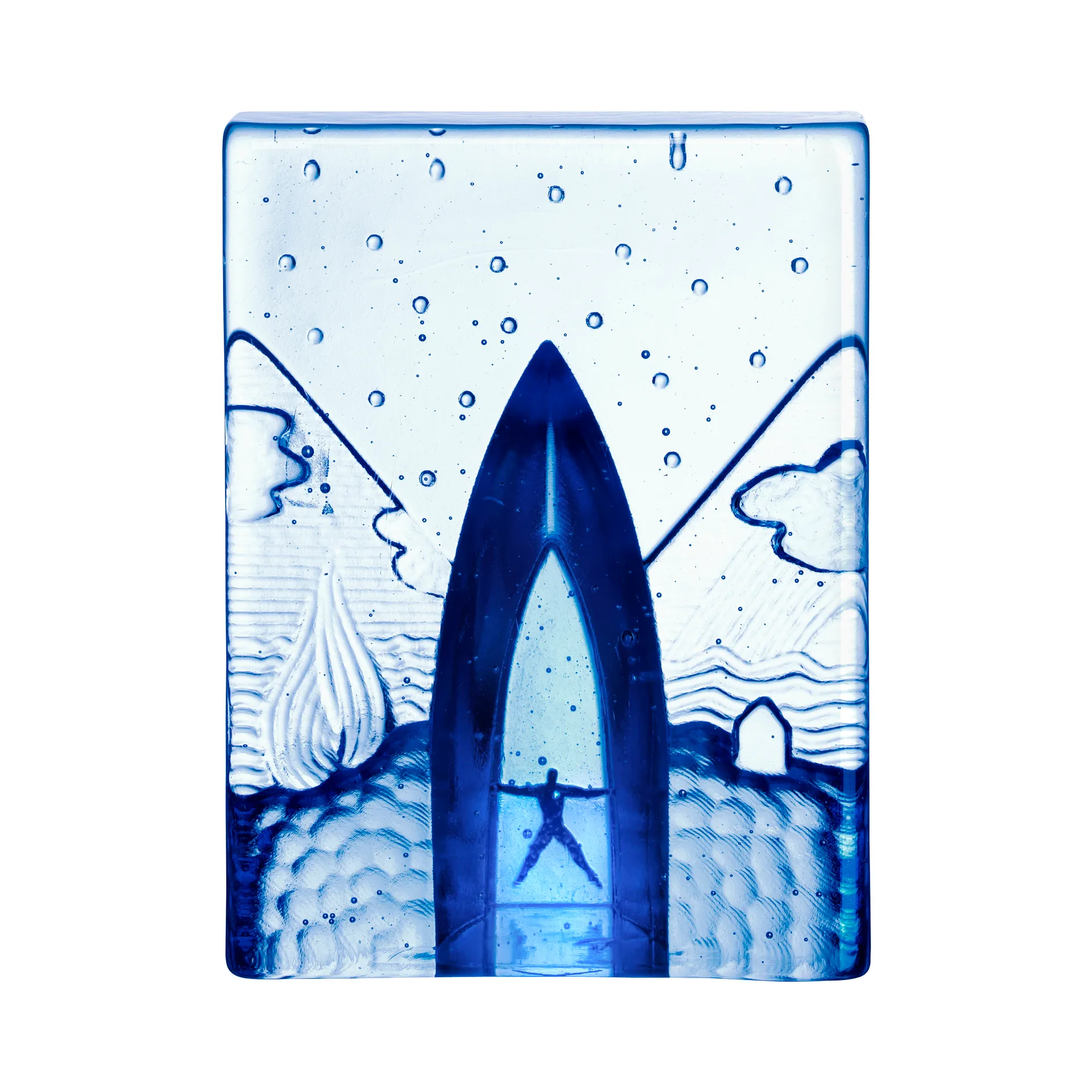 Blues skulptur, Four Elements Kosta Boda