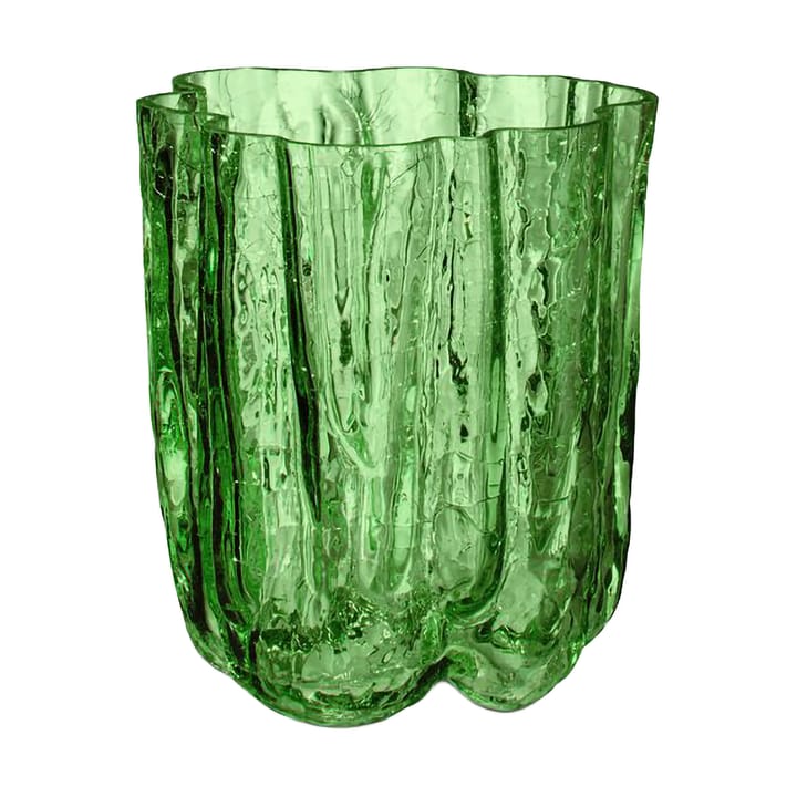 Crackle vase 12,1 cm - Mørkegrøn - Kosta Boda