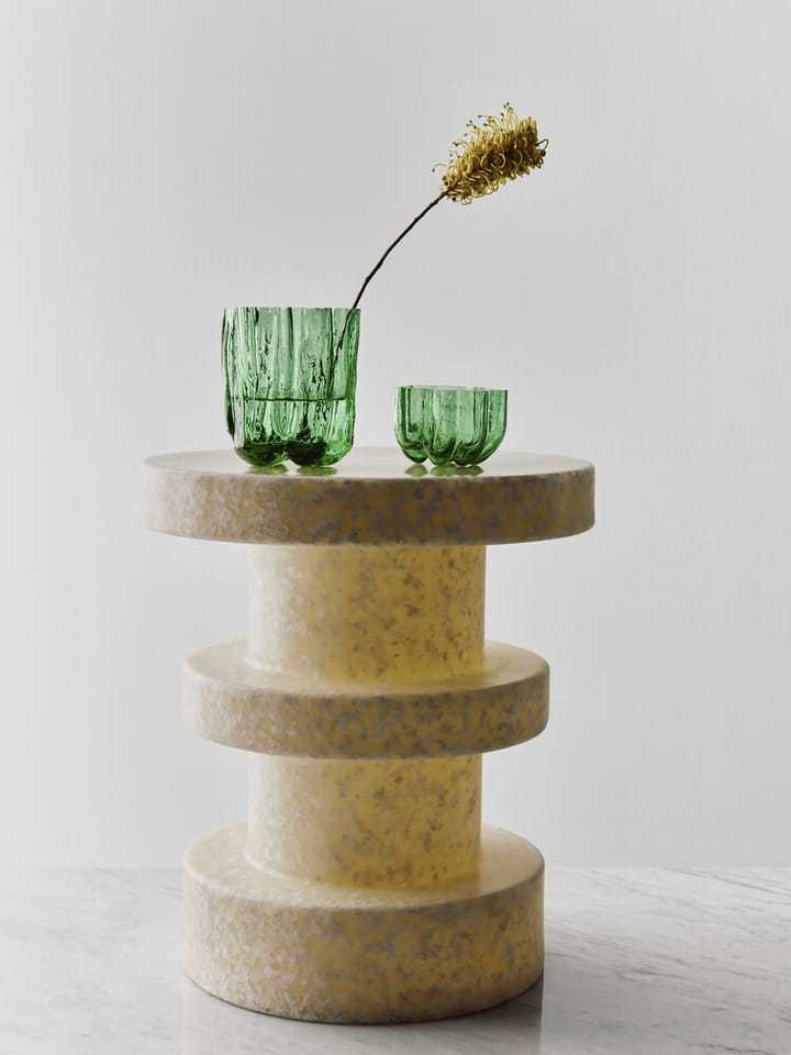 Crackle vase 12,1 cm, Mørkegrøn Kosta Boda